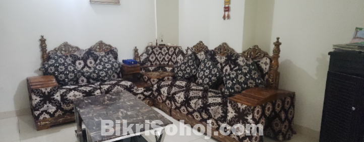 সেগুন কাঠের সোফা